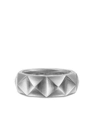 David Yurman Pyramid band ring (8mm) - Silver