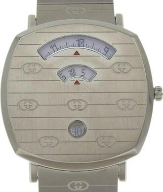 Gucci Pre-owned Watches, male, Gray, Size: ONE SIZE Pre-owned Vintage Wristwatch