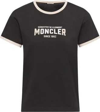 Moncler SS T-Shirt - Dames - T-shirts - Grijs - S - Tops