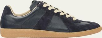 Maison Margiela Replica Suede & Leather Sneakers