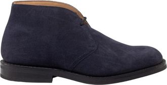Churchs Ryder 3 Enkellaarsjes - Heren - Veterlaarzen - Blauw - 44 EU - Katoen - Schoenen
