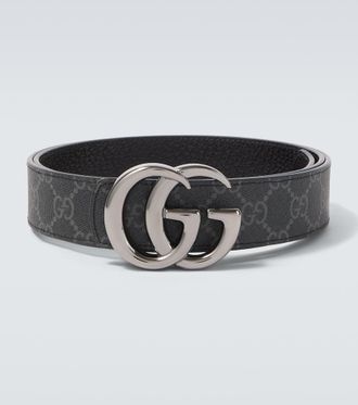 Gucci Cintur&oacute;n Marmont de piel reversible con GG