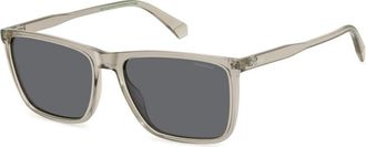 Polaroid PLD 4180/S 10A(M9) Zonnebril - Heren - Zonnebrillen - Beige - 58 MM - Accessoires