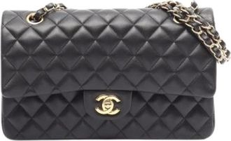 Chanel Pre-owned Vintage Schoudertas - Dames - Vintage Schoudertas - Zwart - ONE Size - Leer - Vintage