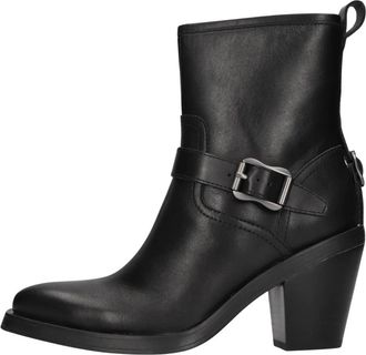 Ash Joy Soft Mustang - Dames - Cowboylaarzen - Zwart - 39 EU - Leer - Schoenen