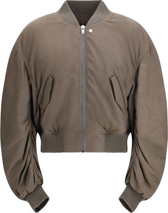 Rick Owens Secchia Flight Bomber - - Jackets - Uomo - Grigio - S