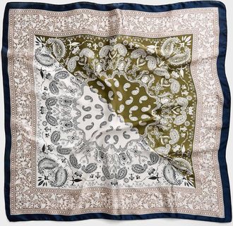 Simons Womens Paisley ceramic scarf