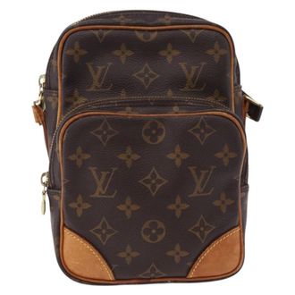 Louis Vuitton Amazone Monogram Canvas Brown Canvas Handbag (Pre-Owned)