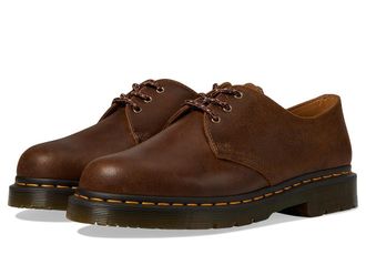 Dr. Martens 1461 Slip Resistant Oxford Shoes Lace-up Boots Dark Tan : UK 8 (US Mens 9 - US Womens 10) Medium, Leather