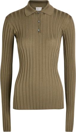 Calvin Klein Polo a coste - Verde