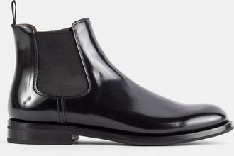 Churchs Womens Bottines Monmouth En Cuir De Veau Poli Noir Black Boot