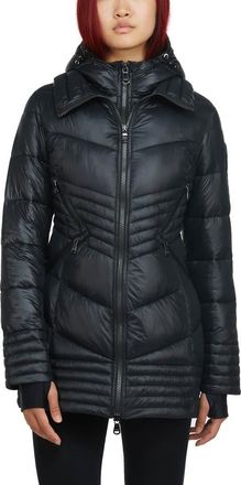 Pajar Braunwyn Light Weight Packable Puffer in Black at Nordstrom, Size Small