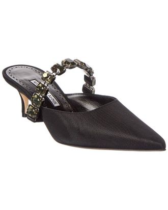 Manolo Blahnik Humibamu 50 Moire Mule