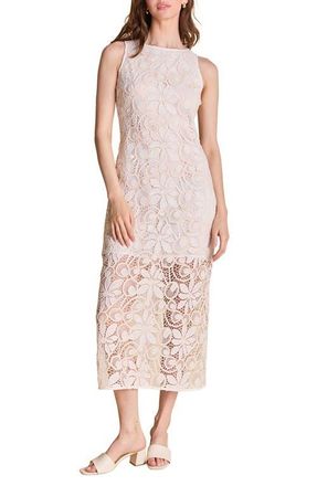 endless rose Lace Sleeveless Maxi Dress in White at Nordstrom, Size X-Small