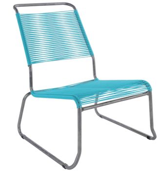 Schubiger M&ouml;bel Spaghetti-Kufen-Lounger-Hochlehner S&auml;ntis