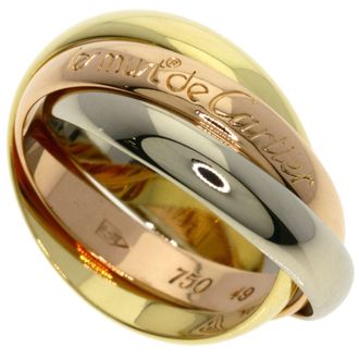 Cartier Yellow Gold (18K) Pink Gold (18K) White Gold (18K) Band Ring (Pre-Owned)