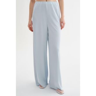 LaMarque NEELA | Straight Leg Pants in Blue Shimmer at Nordstrom, Size Xx-Small