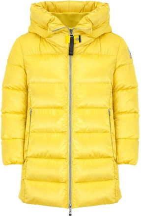 Parajumpers Gewatteerd jack met capuchon - Dames - Dons jassen - Geel - S - Jassen