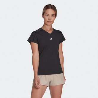 adidas Performance T-shirt met V-hals Aeroready Train Essentials