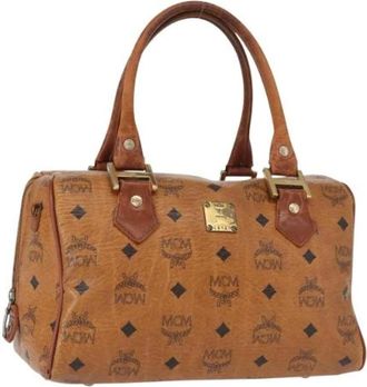 MCM Pre-owned Handbags, female, Brown, Size: ONE SIZE Pre-owned Handbag