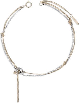 Justine Clenquet Collana a catena doppia Amber - Oro