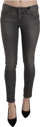 Costume National Low Waist Slim Leg Skinny Jeans - Dames - Skinny Jeans - Grijs - W26 - Katoen - Jeans