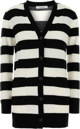 Max Mara Black V-neck Cardigan