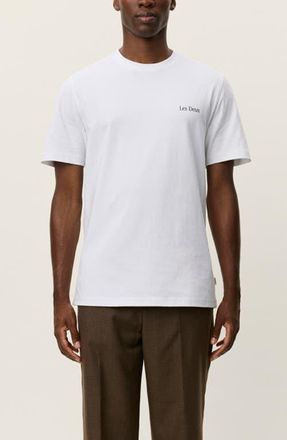 Les Deux Brady Flower Market Organic Cotton Graphic T-Shirt in White at Nordstrom, Size Xx-Large