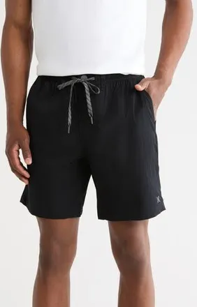 Hurley Expedition Drawstring Shorts in Black at Nordstrom Rack, Size X-Large