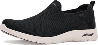 Skechers Arch Fit Refine 2.0 - Nora Womens Flat Shoes Black/White : 8.5 B - Medium, Textile