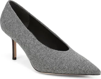 Favorite Daughter Zoe Leather Pump in Grey at Nordstrom, Size 8.5