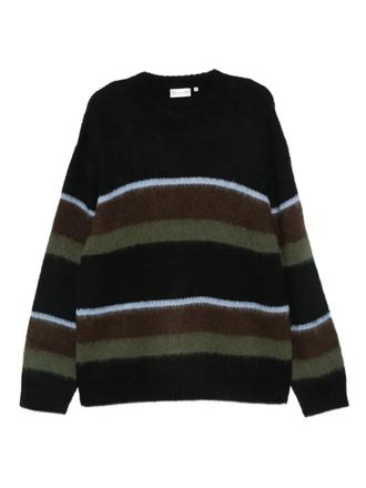 Carhartt Work in Progress Merton striped jumper - unisex - Nylon/Alpaca/Acrylic - S - Black