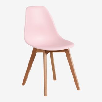 Sklum Sklum - Pack De 2 Sillas De Comedor En Polipropileno Y Madera De Haya Scand Nordic