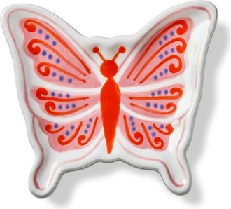 Tag Butterfly Trinket Dish Multi Ceramic Everyday in Pink at Nordstrom