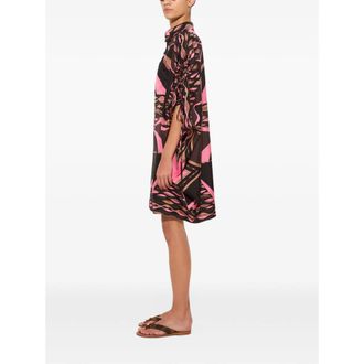 Pucci Dune-print Silk Kaftan