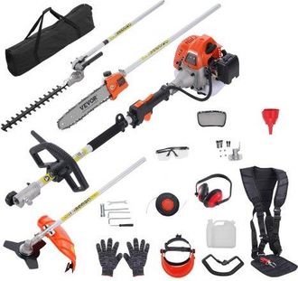 OEM 5-in-1 Heckentrimmer Benzin-heckenschere 26cc Langstielheckenschere 0,54l