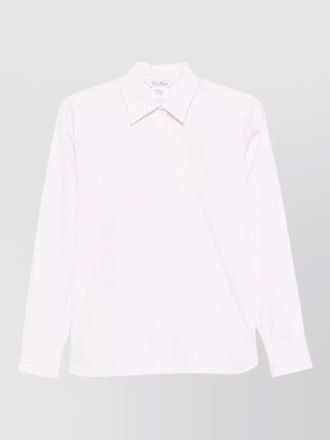 Max Mara collared striped shirt long sleeves cuffs