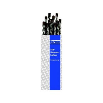 Forum Broca Martillo Sds-plus, Grande Caja De Artesano, &Oslash; : 12 Mm, Largo H&eacute;lice 150 Mm, Largo Total 210 Mm