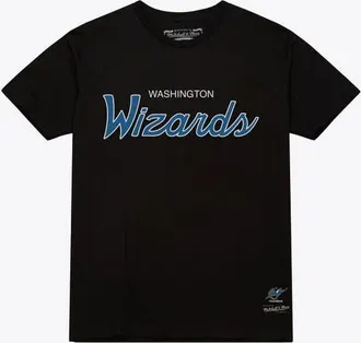 Mitchell & Ness Mens Mitchell & Ness Black Washington Wizards Vintage Wordmark T-Shirt at Nordstrom, Size Medium