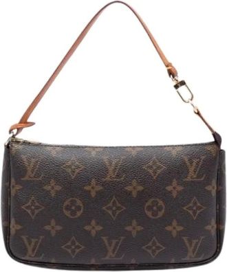 Louis Vuitton Pre-owned Shoulder Bags, female, Brown, Size: ONE SIZE Pre-owned Vintage Shoulder Bag