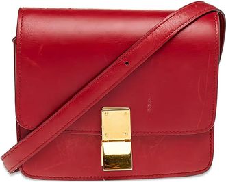 Celine Borsa a spalla Classic Box - Rosso