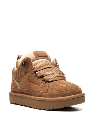 UGG Suede Lace-Up Sneaker - Chestnut Brown
