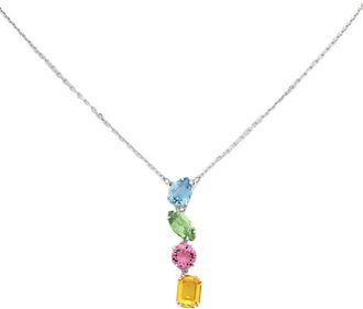 Swarovski Gema Pendant Rhodium Shiny Multi