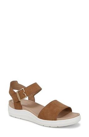 Dr. Scholls Time Off Sky Ankle Strap Platform Sandal in Honey Brown at Nordstrom Rack, Size 8.5
