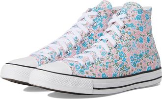 Converse Chuck Taylor All Star High-Top Sneaker Classic Shoes White/Gnarly Blue : Mens 10.5 - Womens 12.5 Medium, Canvas