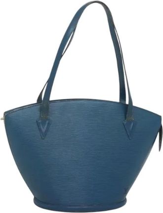 Louis Vuitton Pre-owned Shoulder Bags, female, Blue, Size: ONE SIZE Pre-owned Vintage Shoulder Bag