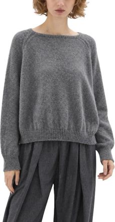 PDR Phisique Du Role Jersey de cuello redondo de alpaca - Knitwear - Mujer - Gris - M