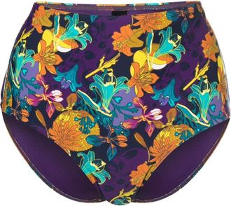 Marlies Dekkers Acapulco high-waist bikini brief - women - Recycled Nylon/Spandex/Elastane - XXXL - Purple