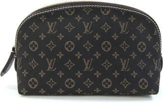 Louis Vuitton Dark Brown Fusain Monogram Idylle Canvas Pochette Pouch (Pre-Owned)