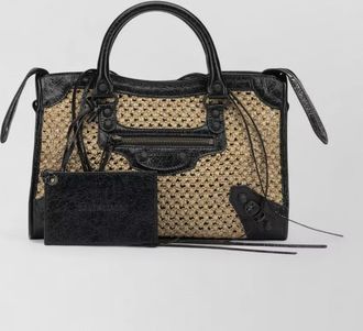 Balenciaga le city medium leather tote